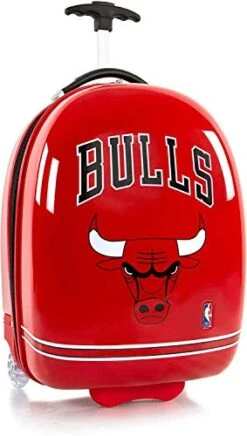 Heys America National Basketball Association Officially Licensed Wheeled Luggage (Chicago Bulls, 18-Inch) -Samsonite Shop 415zq ZGCYL