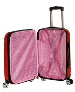 Rockland Melbourne Hardside Expandable Spinner Wheel Luggage, Red, Carry-On 20-Inch -Samsonite Shop 416I8 TPEYL