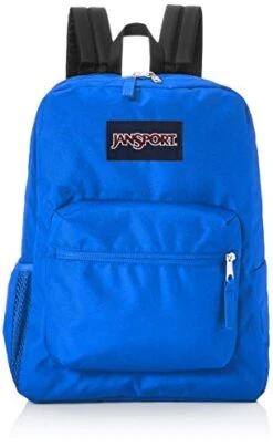 JanSport Cross Town Border Blue One Size