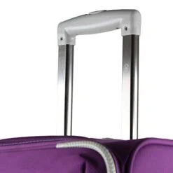 Cloe Checked Large 28 Inch Water-Resistant Luggage With 360º-spinner Wheels In Purple Color -Samsonite Shop 416TqXs4CYL