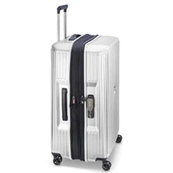 DELSEY Paris Securitime Expandable Luggage With Spinner Wheels, Silver, Checked-Large 29 Inch -Samsonite Shop 4174AymhXTL