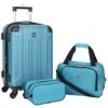 Travelers Club Sky+ Luggage Set, Teal, 3 Piece 1 Travelers Club Sky+ Luggage Set, Teal, 3 Piece -Samsonite Shop 417Z9I8RcHL