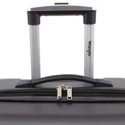 Wrangler Smart Luggage Set With Cup Holder And USB Port, Black, 3 Piece Set -Samsonite Shop 417jD7BAa1L