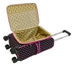 Karriage-Mate 3 Pieces Luggage Set, Extremely Lightweight! Spinner Wheels, Expandable (Pink Dot) -Samsonite Shop 417ztSrIHrL