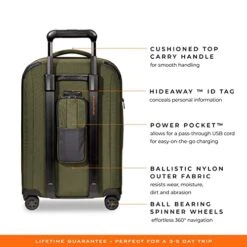 Briggs & Riley ZDX-Expandable Luggage With 4 Spinner Wheels, Hunter, Carry-On 21-Inch 40 Briggs & Riley ZDX-Expandable Luggage With 4 Spinner Wheels, Hunter, Carry-On 21-Inch -Samsonite Shop 4185NEup4LL