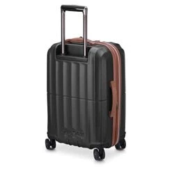 DELSEY Paris St. Tropez Hardside Expandable Luggage With Spinner Wheels, Black, Checked-Medium 24 Inch -Samsonite Shop 418GKwf9JrL