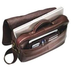 Samsonite Leather Flapover Case, 16 X 6 X 13, Brown -Samsonite Shop 418RrP6nmML
