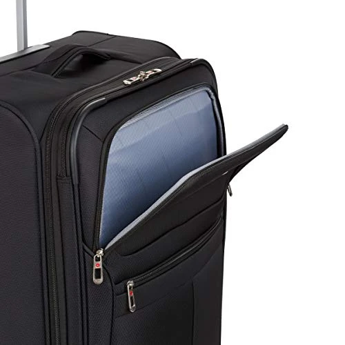 SwissGear 4010 Softside Luggage With Spinner Wheels, Black, Carry-On 18-Inch 4 SwissGear 4010 Softside Luggage With Spinner Wheels, Black, Carry-On 18-Inch - Image 2