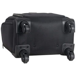 Kenneth Cole Reaction Rugged Roamer 18" Lightweight 4-Wheel Spinner 14.1" Laptop & Tablet Business Underseater Carry-On, Black -Samsonite Shop 418X82JPaWL