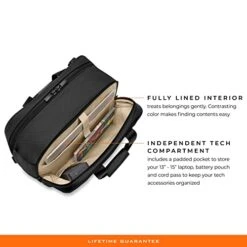 Briggs & Riley Executive Travel Duffle Bag, Black -Samsonite Shop 4196kGFn7GL