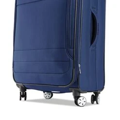 Samsonite Aspire DLX Softside Expandable Luggage With Spinner Wheels, Checked-Large 29-Inch, Blue Depth -Samsonite Shop 419wMbhalYL