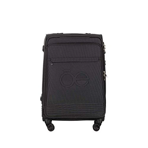 Cloe Checked Medium 24 Inch Luggage With 360º-spinner Wheels In Black Color 3 Cloe Checked Medium 24 Inch Luggage With 360º-spinner Wheels In Black Color