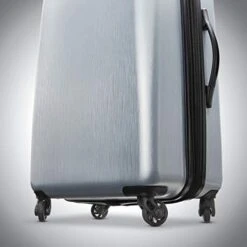 American Tourister Moonlight Hardside Expandable Luggage With Spinner Wheels, Silver, Carry-On 21-Inch -Samsonite Shop 41AC439uO5L