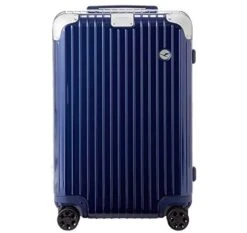 RIMOWA Hybrid Lufthansa Edition Check-In M, Glossy Blue 62L 12 RIMOWA Hybrid Lufthansa Edition Check-In M, Glossy Blue 62L -Samsonite Shop 41AYSx5LBtL
