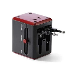 Samsonite Worldwide Power Adapter, Black/Red, One Size -Samsonite Shop 41B1alT4u8L