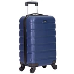 Wrangler Hardside Carry-On Spinner Luggage, Navy Blue, 20-Inch 13 Wrangler Hardside Carry-On Spinner Luggage, Navy Blue, 20-Inch -Samsonite Shop 41B27FGAc1L