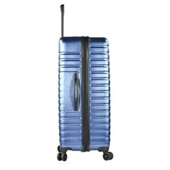 U.S. Traveler Boren Polycarbonate Hardside Rugged Travel Suitcase Luggage With 8 Spinner Wheels, Aluminum Handle, Navy, Checked-Large 30-Inch -Samsonite Shop 41CNHqrQ5bS