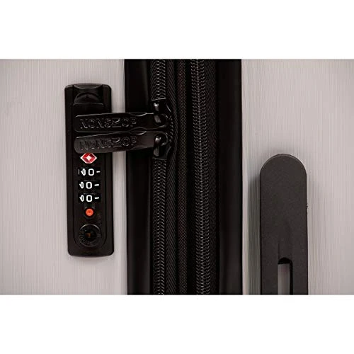 NONSTOP Luggage Expandable Spinner Wheels Hard Side Shell Travel Suitcase Set 3 Piece Lightweight With TSA Lock And Double USB Port, NEW YORK Collection (Silver, 3-Piece Set (20/24/28)) 6 NONSTOP Luggage Expandable Spinner Wheels Hard Side Shell Travel Suitcase Set 3 Piece Lightweight With TSA Lock And Double USB Port, NEW YORK Collection (Silver, 3-Piece Set (20/24/28)) - Image 4