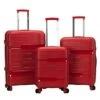 Rockland Linear 3-Piece Hardside Spinner Wheel Luggage Set, Red, (19/23/27) -Samsonite Shop 41CXNaNT48L