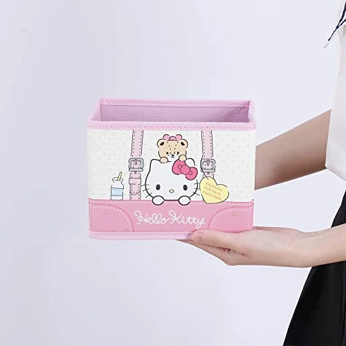 Kitty Makeup Bag Kitty Cat Cosmetic Bag Portable Travel Cosmetics Storage Case Gift For Girls Women(MUB Kitty A) 4 Kitty Makeup Bag Kitty Cat Cosmetic Bag Portable Travel Cosmetics Storage Case Gift For Girls Women(MUB Kitty A) - Image 2