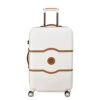 DELSEY Paris Chatelet Air Hardside Luggage, Spinner Wheels, Champagne White, Checked-Medium 24 Inch -Samsonite Shop 41EERlaKD3L