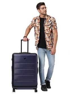 HEYS EZ Access 2.0 Range Navy Color Hard Large Luggage, Blue, Luggage -Samsonite Shop 41EEbPKMiLL