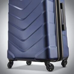 American Tourister Arrow Expandable Hardside Luggage, Navy, Checked-Medium 24-Inch 12 American Tourister Arrow Expandable Hardside Luggage, Navy, Checked-Medium 24-Inch -Samsonite Shop 41FzzCZCtML