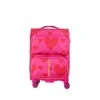 Cloe By Agatha Ruiz De La Prada Checked Medium 24" Inch Luggage With 360º-spinner Wheels In Magenta Color -Samsonite Shop 41GgTaoSVbL