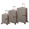It Luggage Encompass 3 Piece Hardside 8 Wheel Expandable Spinner Set, Sandy Skin, 3 Pc -Samsonite Shop 41GozICwr8L