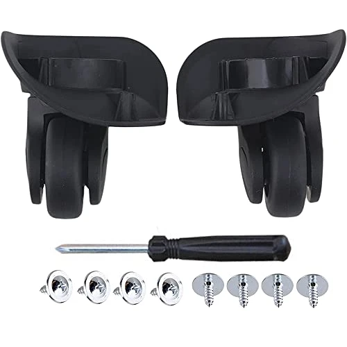 AngelReally Replacement Luggage Suitcase Wheels, 360 Degree Swivel Caster Wheel Outdoor Luggage Travel Suitcase Wheels Replacement Wheel For Suitcase Repair (Luggage Suitcase Wheels), 27 3 AngelReally Replacement Luggage Suitcase Wheels, 360 Degree Swivel Caster Wheel Outdoor Luggage Travel Suitcase Wheels Replacement Wheel For Suitcase Repair (Luggage Suitcase Wheels), 27