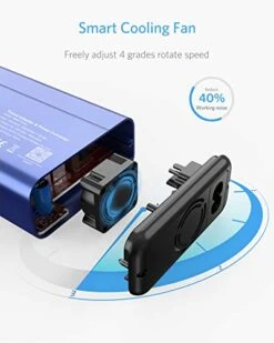 BESTEK Universal Voltage Converter, [Pure Sine Wave] Travel Power Converter Adapter For Hair Straightener/Curler, 100-240V To 110V Travel Adapter With Fast USB (Blue) -Samsonite Shop 41KD6QRS6EL