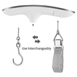 SHANJE Luggage Scale 110 Lbs High Precision Travel Digital Hanging Scales 50kg With Hook -Samsonite Shop 41KIEP ilCL