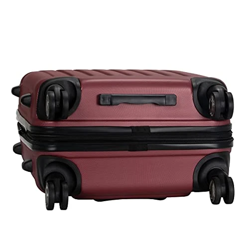 Kenneth Cole Reaction Renegade 24” Lightweight Hardside Expandable 8-Wheel Spinner Checked-Size Luggage, Sangria, Inch 4 Kenneth Cole Reaction Renegade 24” Lightweight Hardside Expandable 8-Wheel Spinner Checked-Size Luggage, Sangria, Inch - Image 2