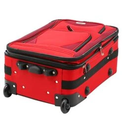 Travelers Club Skyview II Softside Luggage Set, Red, 6-Piece -Samsonite Shop 41KrGnd78EL
