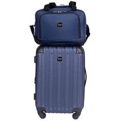 Travelers Club Midtown Hardside 4-Piece Luggage Travel Set, Navy Blue 21 Travelers Club Midtown Hardside 4-Piece Luggage Travel Set, Navy Blue -Samsonite Shop 41L1DuBchaL