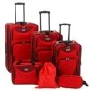 Travelers Club Skyview II Softside Luggage Set, Red, 6-Piece -Samsonite Shop 41LFLwncTmL