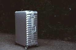 Enkloze KLASIK Aluminum Carry-On Suitcase - Spinner 100% Aluminum TSA Approved (Suitcase - 24", Silver) -Samsonite Shop 41MB3C Q8KL