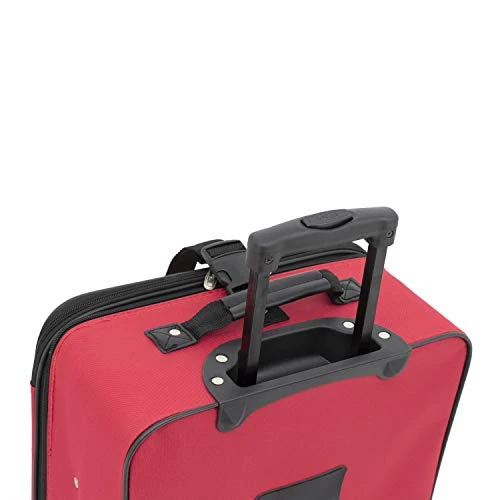 Travelers Club Genova Expandable Luggage Set, Red, 3 Piece 10 Travelers Club Genova Expandable Luggage Set, Red, 3 Piece - Image 8