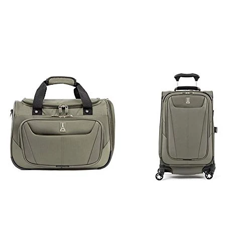 Travelpro Maxlite 5-Softside Expandable Spinner Wheel Luggage, Slate Green, 2-Piece Set (Tote/21) 3 Travelpro Maxlite 5-Softside Expandable Spinner Wheel Luggage, Slate Green, 2-Piece Set (Tote/21)