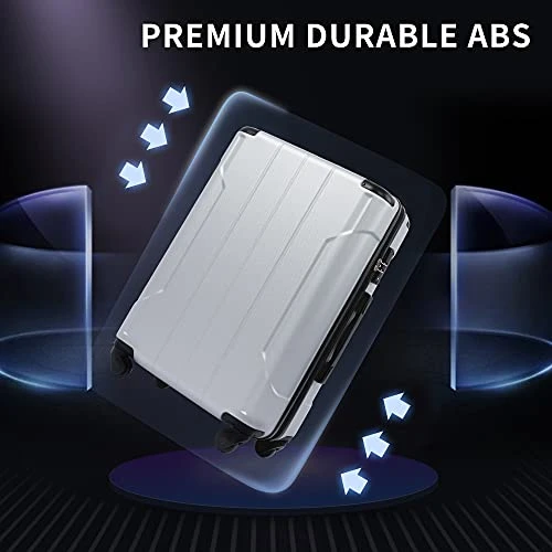 Merax 3 Piece Luggage Sets ABS Expandable Spinner Suitcase With TSA Lock 20 Inch 24 Inch 28 Inch 8 Merax 3 Piece Luggage Sets ABS Expandable Spinner Suitcase With TSA Lock 20 Inch 24 Inch 28 Inch - Image 6