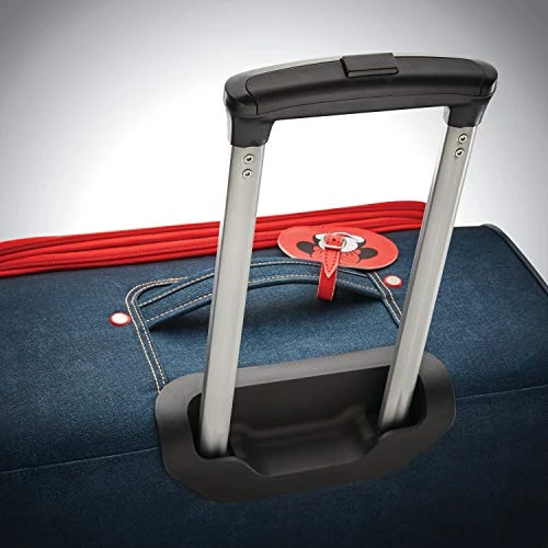 American Tourister Disney Softside Luggage With Spinner Wheels, Minnie Mouse Denim, Checked-Large 28-Inch 8 American Tourister Disney Softside Luggage With Spinner Wheels, Minnie Mouse Denim, Checked-Large 28-Inch - Image 6