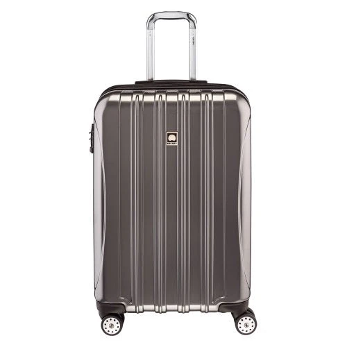 DELSEY Paris Helium Aero Hardside Expandable Luggage With Spinner Wheels, Titanium, Checked-Medium 25 Inch 3 DELSEY Paris Helium Aero Hardside Expandable Luggage With Spinner Wheels, Titanium, Checked-Medium 25 Inch