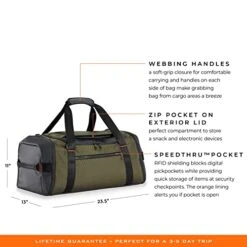 Briggs & Riley Duffle Bag, Hunter, Us:one Size -Samsonite Shop 41RCMCPx4GL