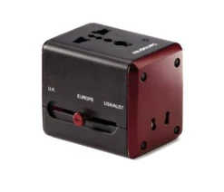 Samsonite Worldwide Power Adapter, Black/Red, One Size -Samsonite Shop 41RFzClmW8L