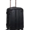 Rockland London Hardside Spinner Wheel Luggage, Black, Carry-On 20-Inch