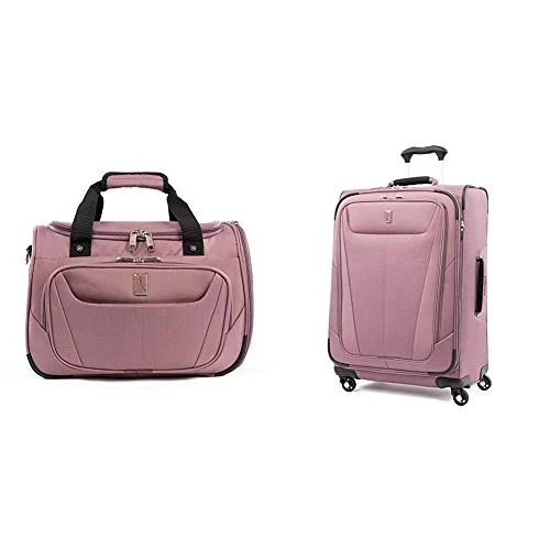 Travelpro Maxlite 5-Softside Expandable Spinner Wheel Luggage, Dusty Rose, 2-Piece Set (Tote/25) 3 Travelpro Maxlite 5-Softside Expandable Spinner Wheel Luggage, Dusty Rose, 2-Piece Set (Tote/25)