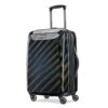American Tourister Moonlight Hardside Expandable Luggage With Spinner Wheels, Iridescent Black, Carry-On 21-Inch -Samsonite Shop 41T4mvWJ3ML