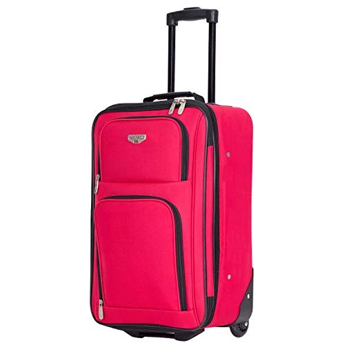 Travelers Club Genova Expandable Luggage Set, Red, 3 Piece 5 Travelers Club Genova Expandable Luggage Set, Red, 3 Piece - Image 3