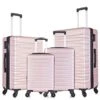 4 Piece Luggage Sets, Expandable Hardshell ABS Luggage Sets With TSA Lock Spinner Wheels Travel Suitcases Set (4 PCS, TSA Lock+Expandable, Rose Gold) -Samsonite Shop 41TzRYST0vL