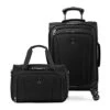 Travelpro Runway 2-piece Luggage Set, Carry On Softside Expandable 4-Wheel Spinner Suitcase & Carry On UnderSeat Luggage Soft Tote Bag, Men And Women, Black 1 Travelpro Runway 2-piece Luggage Set, Carry On Softside Expandable 4-Wheel Spinner Suitcase & Carry On UnderSeat Luggage Soft Tote Bag, Men And Women, Black -Samsonite Shop 41U ZwosQL